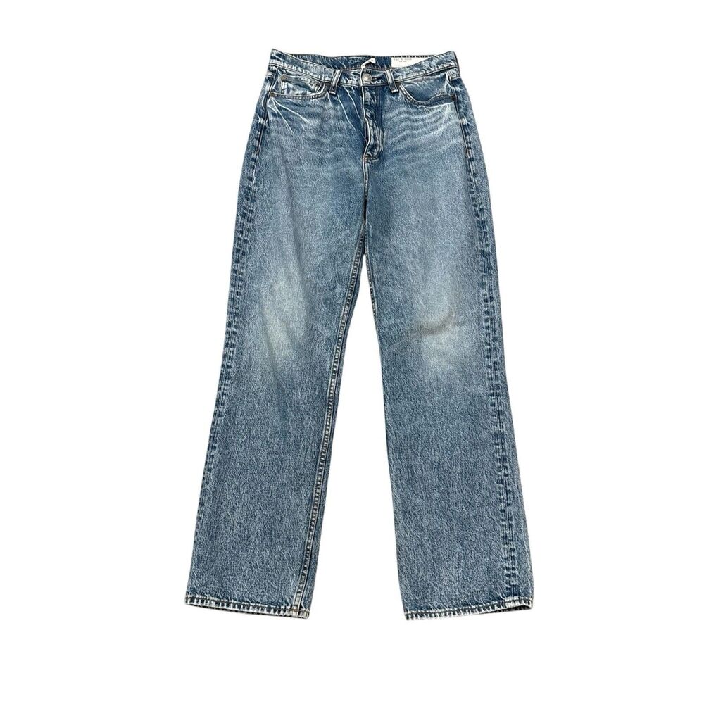 Rag & Bone Alex High Rise Straight Button Fly Jeans Norwalk Size 29